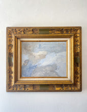 Load image into Gallery viewer, &quot;Golden Thread&quot; original mixed media framed in antique, gilded frame