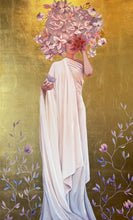 Load image into Gallery viewer, I See You-hand-embellished giclee