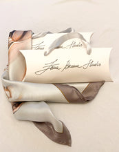 Load image into Gallery viewer, SILK SCARF "Flowerhead State of mind"